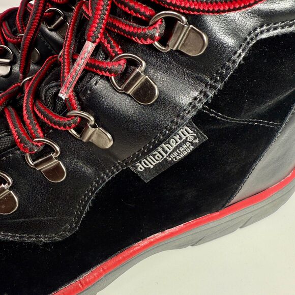 Aquatherm By Santana Canada Faux Fur Lined Waterproof Black Boot 10M - Picture 11 of 14